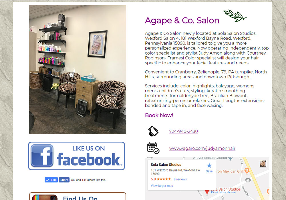 Agape Co Salon